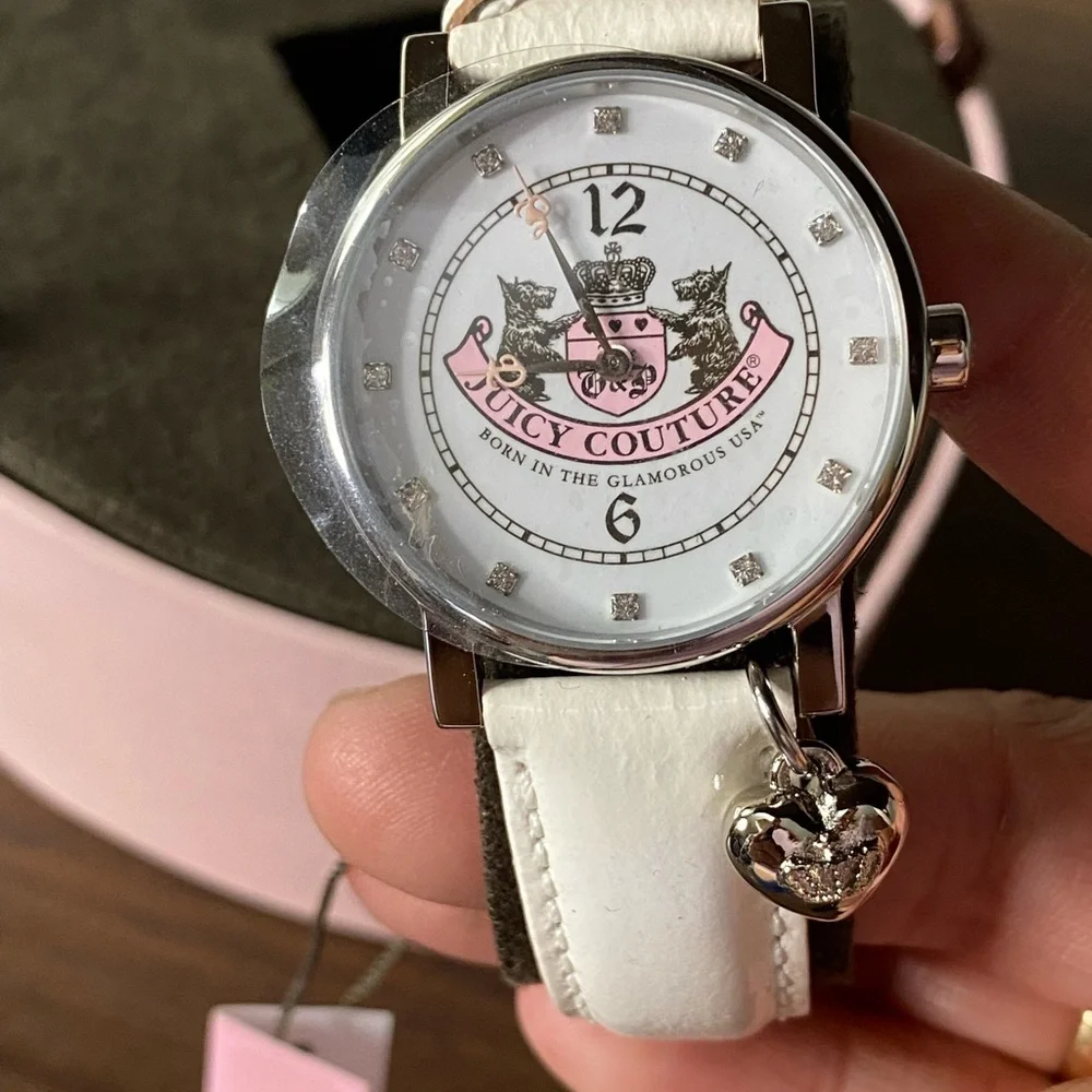 NWT Juicy Couture Watch Heart Box Pink couture coquette
